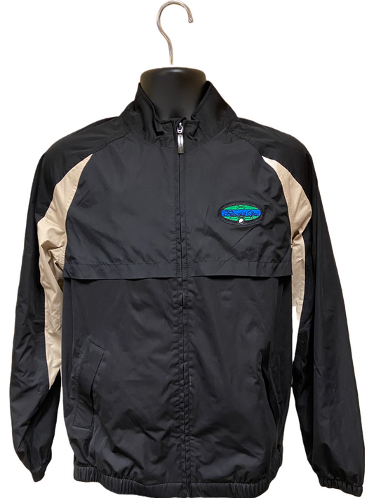 Fellowship Open Rain Jacket - Black & Beige