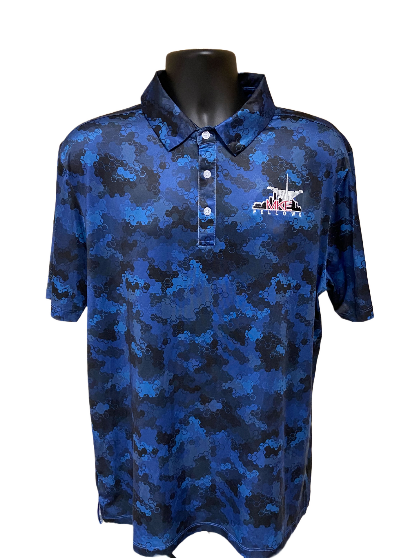 Milwaukee Fellows Polo - Blue Camo