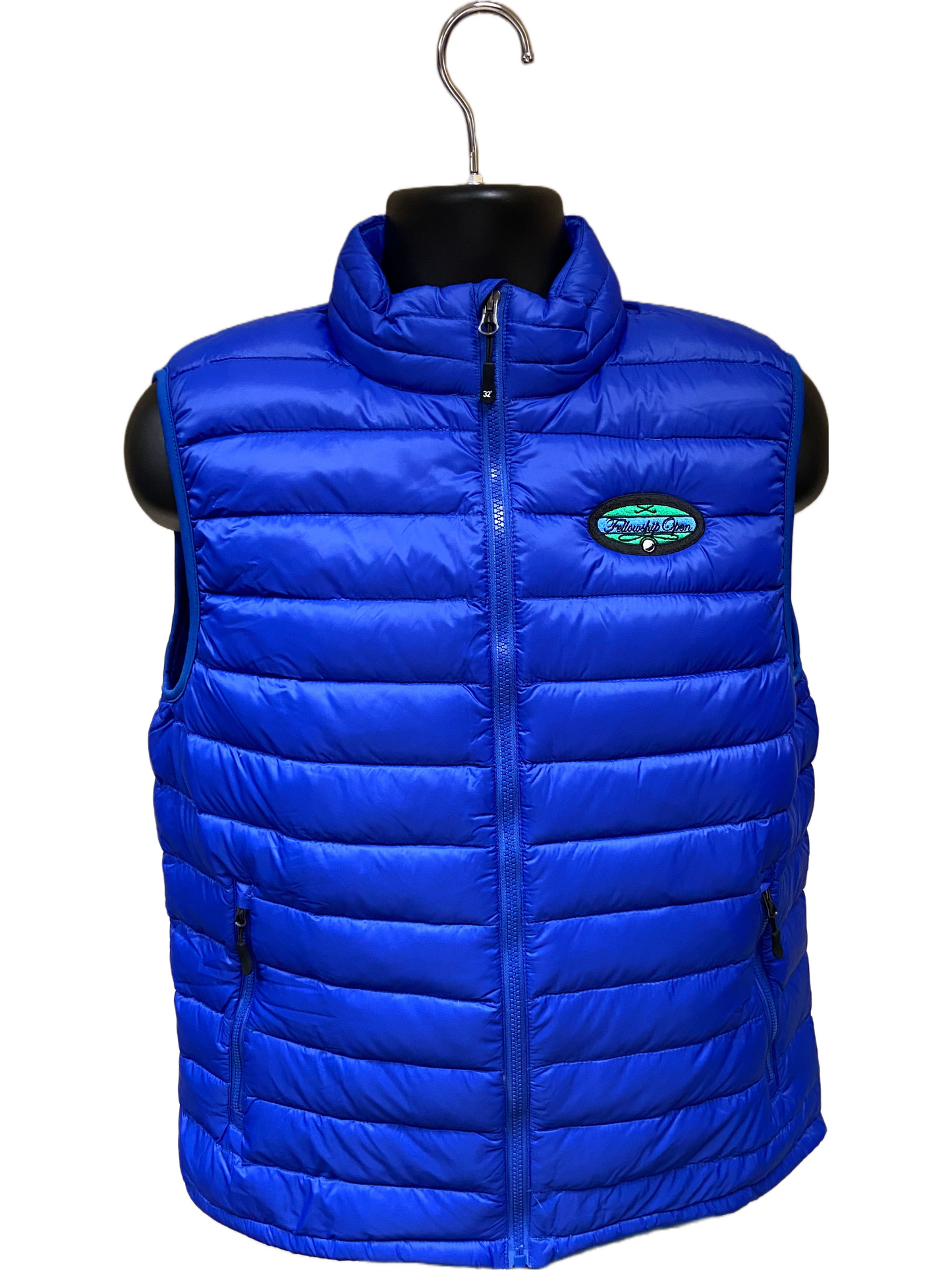 Fellowship Open Puffer Vest - Blue