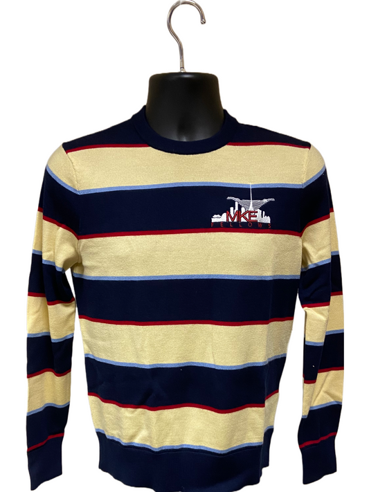 Milwaukee Fellows Sweater - Beige & Navy
