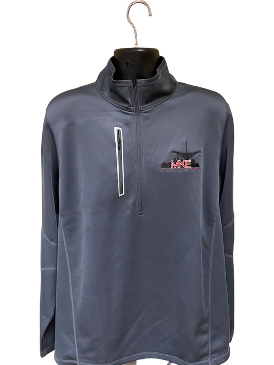 Milwaukee Fellows Quarter Zip - Silver